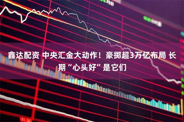 鑫达配资 中央汇金大动作！豪掷超3万亿布局 长期“心头好”是它们