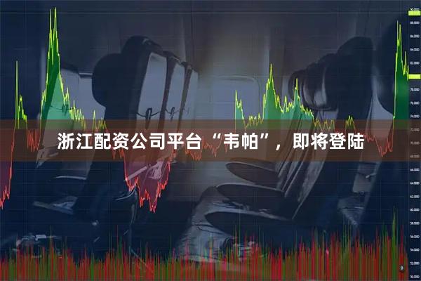 浙江配资公司平台 “韦帕”，即将登陆