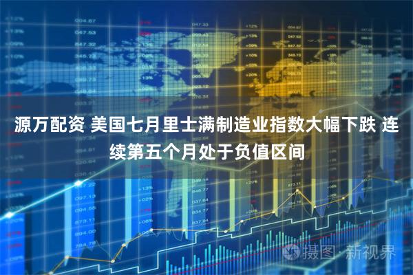 源万配资 美国七月里士满制造业指数大幅下跌 连续第五个月处于负值区间