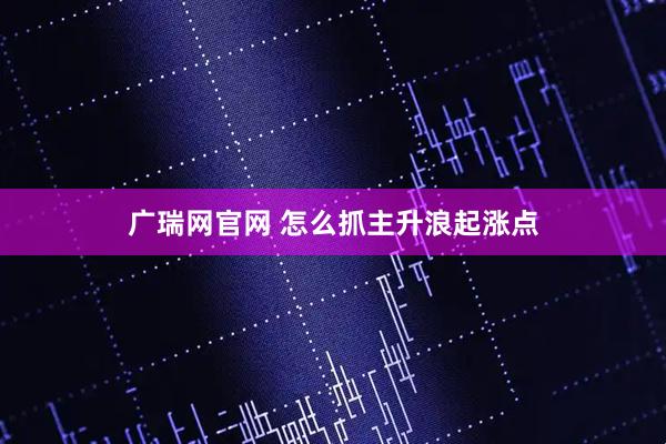 广瑞网官网 怎么抓主升浪起涨点